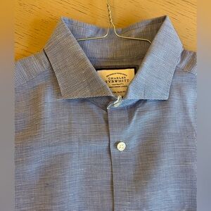 Charles Tyrwhitt Blue Men's Shirt Extra Slim Fit